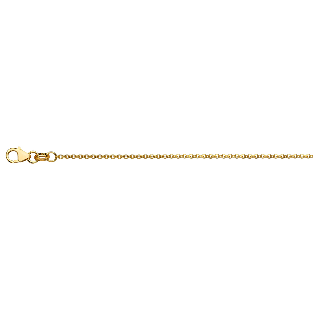 Noble Chain LLC - 14KT YELLOW GOLD CABLE CHAIN 1.5MM 18 INCHES