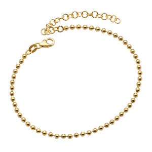 14KT YELLOW GOLD  BEAD 2.5MM  +2" EXTENDER