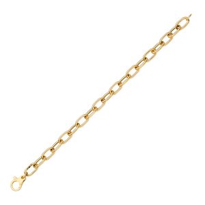 14KT YELLOW GOLD MEDIUM OVAL LINK 6.3MM