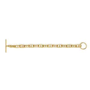 14KT YELLOW GOLD LARGE ANCHOR LINK BRACELET 8.0MM