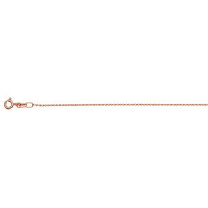 14KT ROSE GOLD CABLE CHAIN 1.1 MM