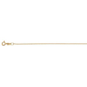 14KT YELLOW GOLD CABLE CHAIN 1.1MM