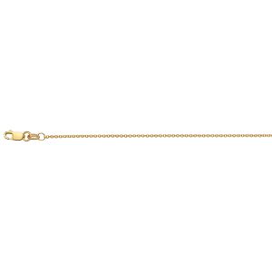 14KT YELLOW GOLD CABLE CHAIN 1.3MM
