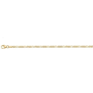 14KT  YELLOW GOLD FIGARO 2.4MM