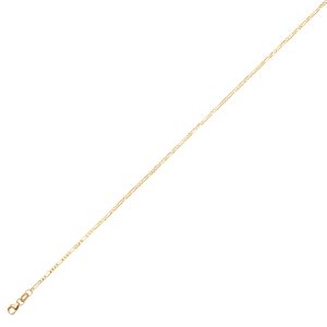 14KT YELLOW GOLD FIGARO DIAMOND CUT 1.6MM
