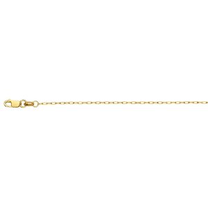 14KT YELLOW GOLD FLAT LINK CHAIN 1.2MM