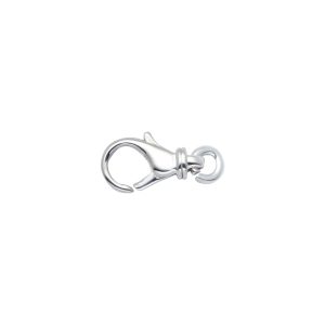 14KT WHITE GOLD LOBSTER CLASP WIDTH 8.2MM