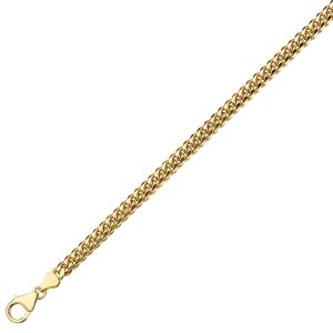 14KT YELLOW GOLD SOLID MIAMI CUBAN CURB BRACELET 5.9MM