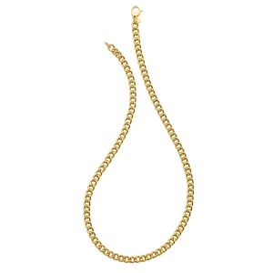 14KT YELLOW GOLD CUBAN CURB 5.7MM