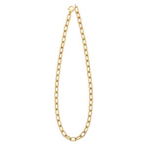 14KT YELLOW GOLD MEDIUM OVAL LINK 6.3MM