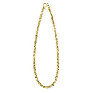14KT YELLOW GOLD OVAL NECKLACE 6.0MM