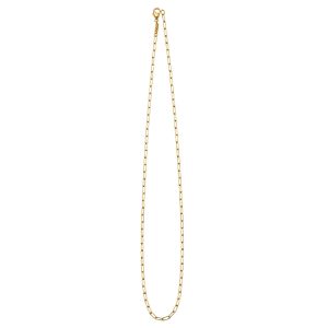 14KT YELLOW GOLD PAPERCLIP CHAIN 2.1MM
