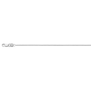 14KT WHITE GOLD WHEAT CHAIN 1.1MM