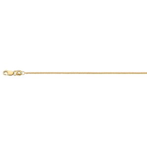 14KT YELLOW GOLD WHEAT CHAIN 1.1MM