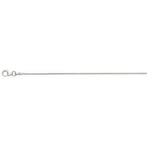14KT WHITE GOLD WHEAT CHAIN 1.3MM