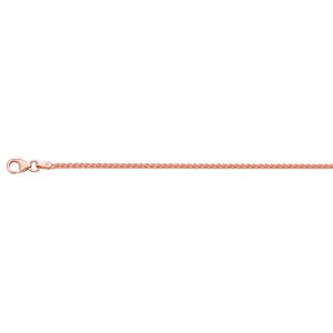14KT ROSE GOLD WHEAT CHAIN 1.7MM
