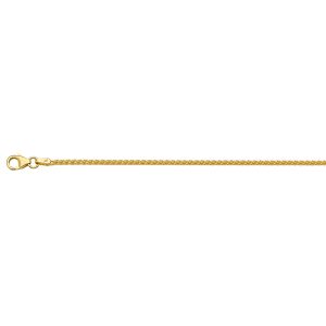 14KT YELLOW GOLD WHEAT  CHAIN 1.7MM