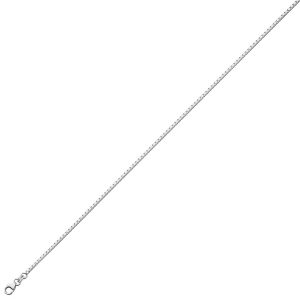 18KT WHITE GOLD BOX CHAIN 1.6MM