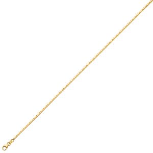 18KT YELLOW GOLD BOX CHAIN 1.6MM