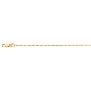 18KT YELLOW GOLD CABLE CHAIN 1.3MM