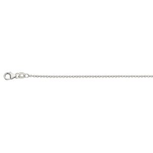 18KT WHITE GOLD CABLE CHAIN 1.5MM