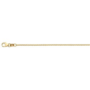 18KT YELLOW GOLD CABLE CHAIN 1.5MM