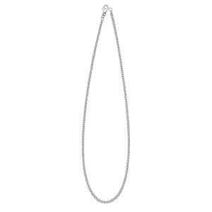 18KT WHITE GOLD 2.4MM CABLE CHAIN