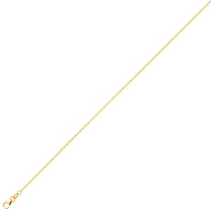 18KT YELLOW GOLD CURB CHAIN 1.2MM