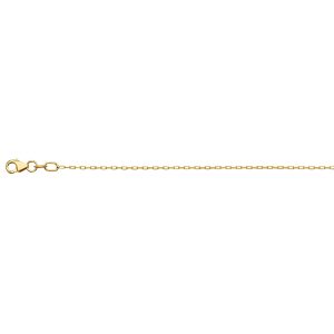 18KT YELLOW GOLD FLAT LINK CHAIN 1.0MM