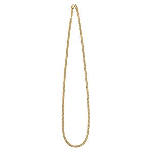 18KT YELLOW GOLD MESH FLAT CHAIN 2.5MM