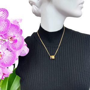 PENDANT WITH AMETHYST AND CITRINE 16.0MM