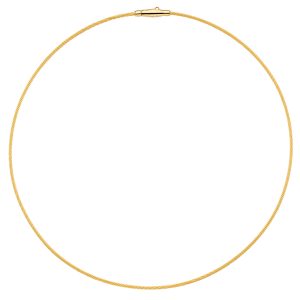 18KT YELLOW GOLD CABLE WIRE 1.4MM