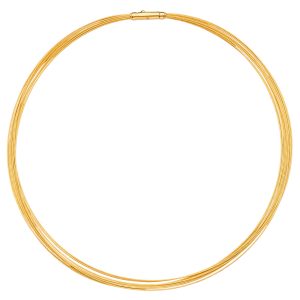 18KT YELLOW GOLD 0.5MM X 10 STRAND CABLE WIRE