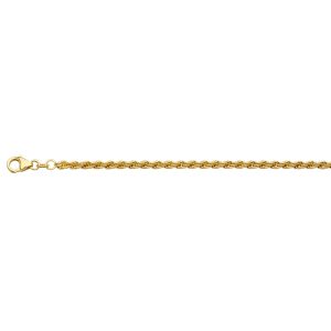 18KT YELLOW GOLD ROPE 3.1MM
