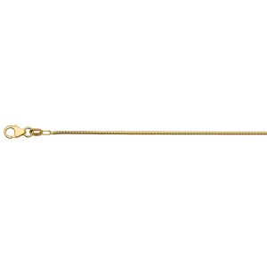 18KT YELLOW GOLD SNAKE CHAIN 1.2MM