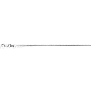 18KT WHITE GOLD WHEAT CHAIN 1.1MM