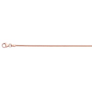 18KT ROSE GOLD WHEAT CHAIN 1.3MM