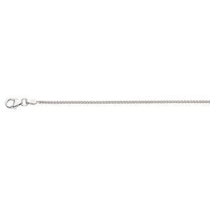 18KT WHITE GOLD WHEAT CHAIN 1.3MM