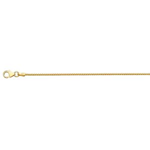 18KT YELLOW GOLD WHEAT CHAIN 1.3MM