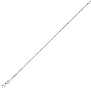 PLATINUM ROPE CHAIN 1.4MM
