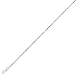 PLATINUM ROPE CHAIN 2.2MM